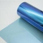 Sodriai mėlynai/žalios chameleono atspalvio priekinių langų tamsinimo plėvelė - Image 4