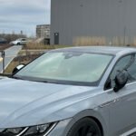 Silpnai auksinio atspalvio, automobilių priekinio stiklo tamsinimo plėvelė - Image 3