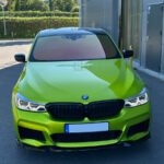 Raudonai žalsvo-chameleono atspalvio priekinių langų tamsinimo plėvelė - Image 3