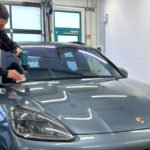 Melsvo atspalvio priekinių langų tamsinimo plėvelė - Image 2