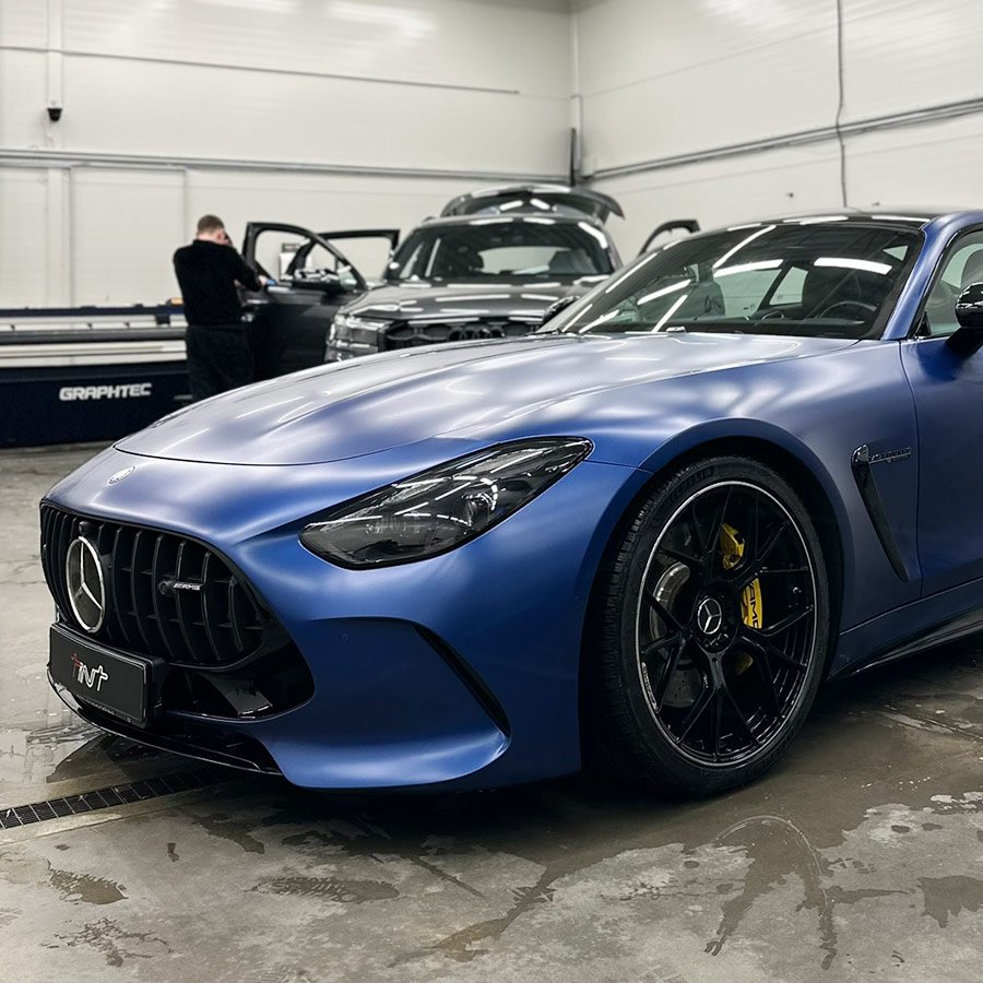 Matte-Ultra skaidri matinė apsauginė PPF plėvelė (Mercedes AMG GT) Matte-Ultra skaidri matinė apsauginė PPF plėvelė (Mercedes AMG GT)