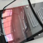 Raudonai violetinė žalsva - chameleono atspalvio priekinių langų tamsinimo plėvelė - Image 3