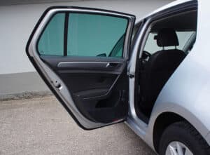 VW GOLF 7 galinių durų stiklai užtamsinti