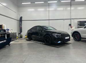 Audi RS3 pilnai apklijuota apsaugine PPF skaidria blizgia plėvele