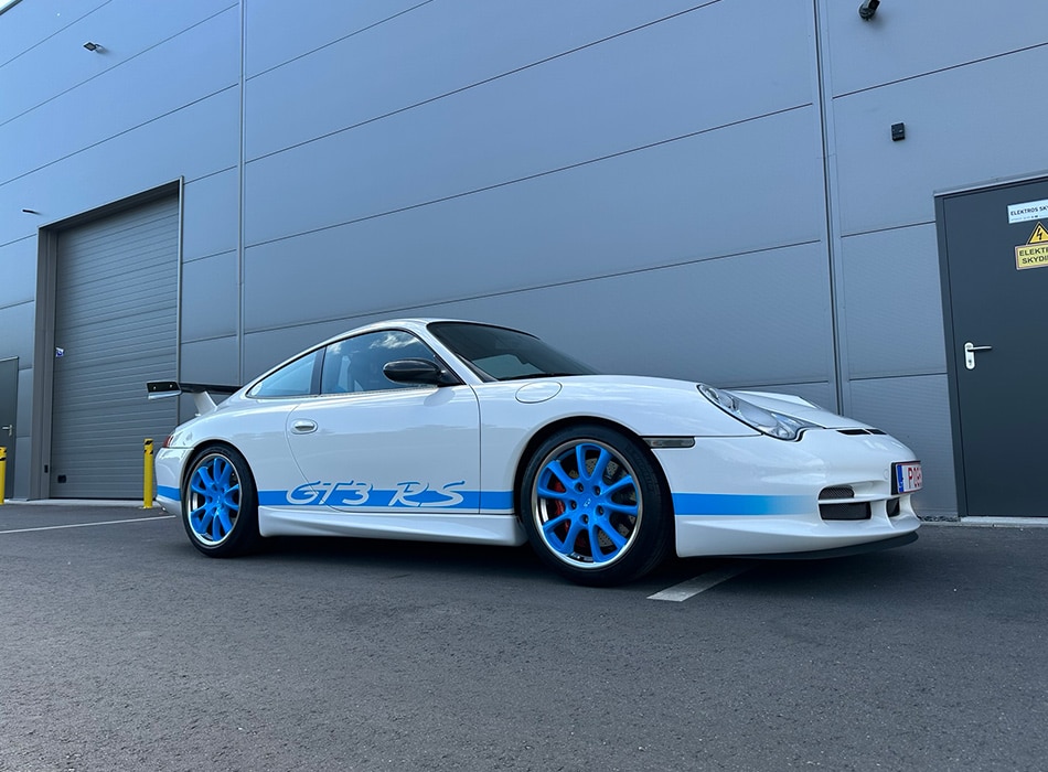 Porsche GT3 RS apklijuotas originalaus dizaino lipdukais