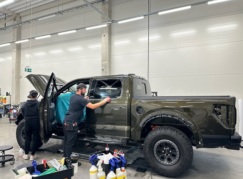 Ford Ranger Raptor 2024 pilnas apklijavimas apsaugine plėvele