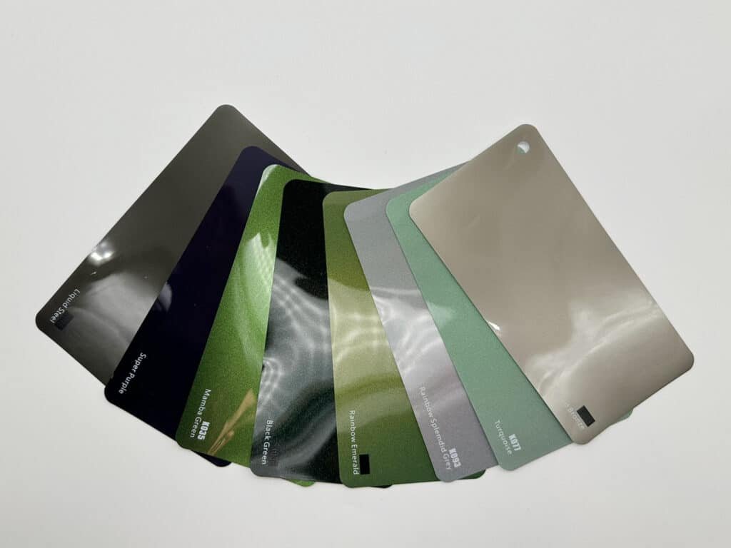 PPF plėvelės spalvotos metallic efekto